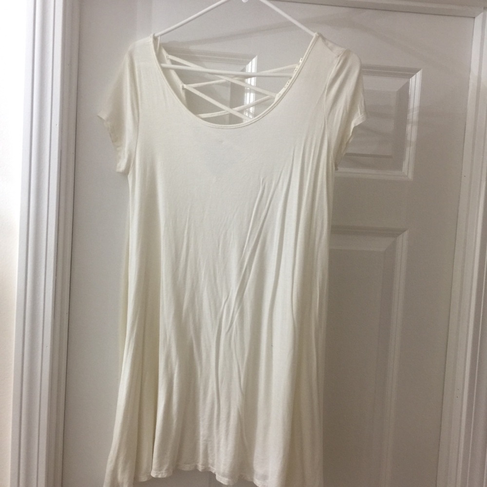 Cream dress!
